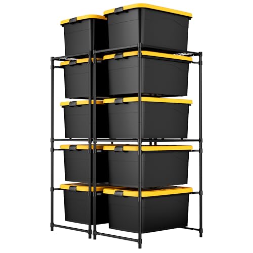 Workpro 2 Pack 5-Tier Tote Storage Rack