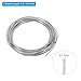 PATIKIL 99.99% High Purity Zinc Wire, 18 Gauge Pure Zinc Wire 1.2mm Soft Beading Lab Scientific Experiment Tool (16.4Ft/Roll)
