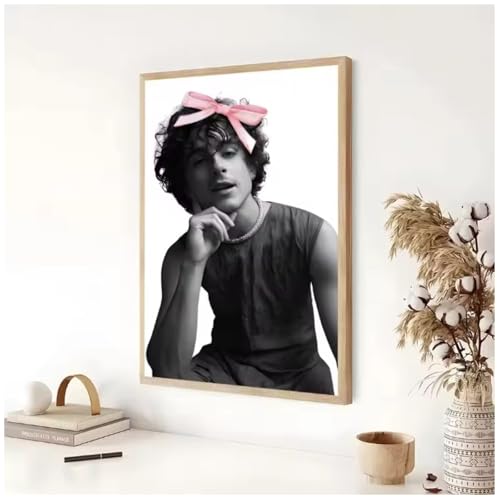 Portrait de Timothée Chalamet poster 50x70 cm décoration salon