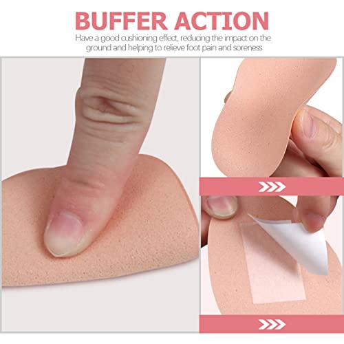 Doitool 20 Pairs Forefoot Pad Half Sponge Shoe Inserts Clear Boob Tape High Heel Shoe Inserts Metatarsal Pads High Heel Cushion Inserts Foot Protector Men And Women Adhesive Tape Cloth thumb #7