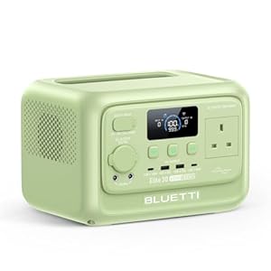 BLUETTI Solar Generator Elite 30 V2, 288Wh LiFePO4 Battery Backup 600W, AC Outlets (Power Lifting 1500W), 0-100% in 70 Min, for Camping, Road Trip, Outage (Meadow Green)
