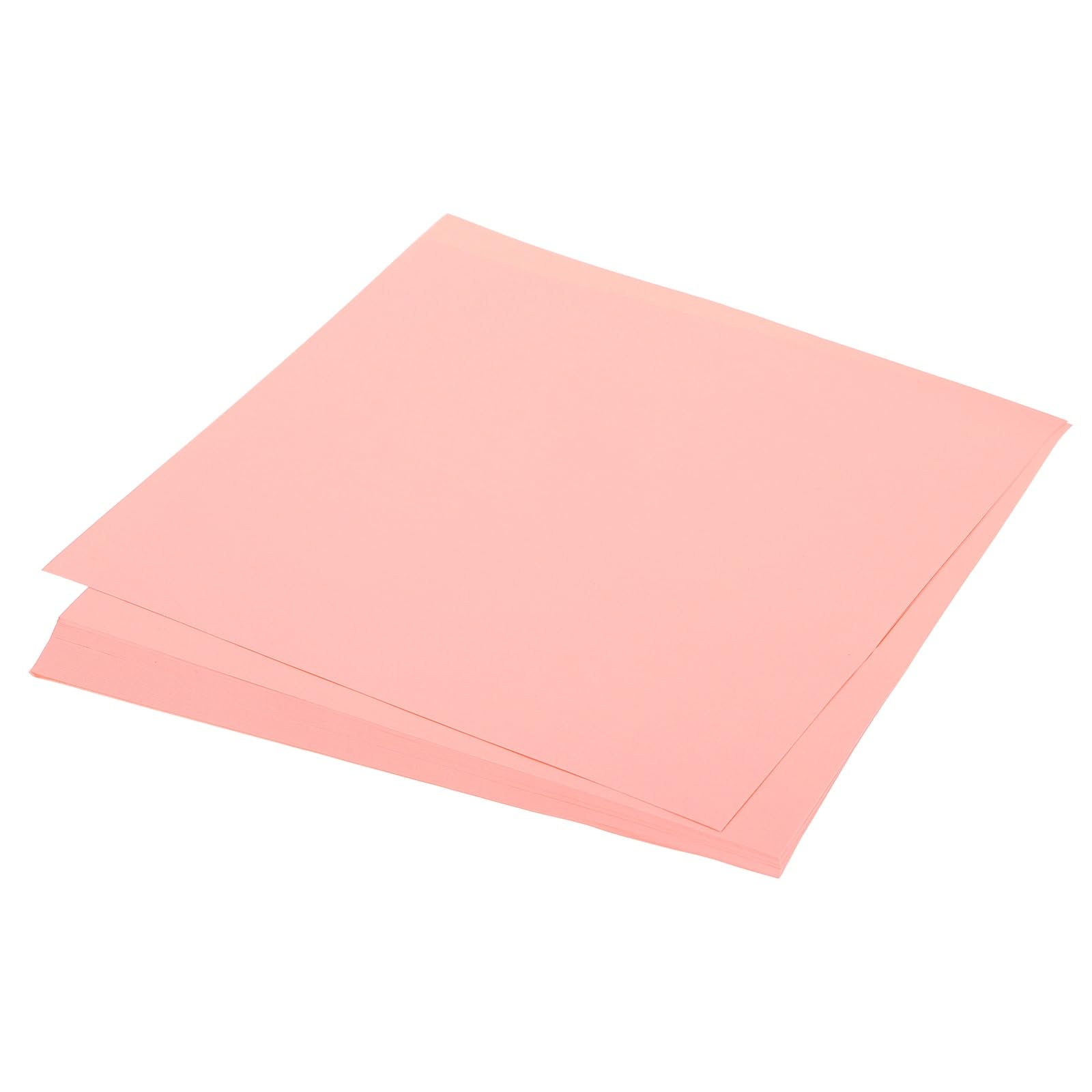 sourcing map 75 Sheets Origami Paper Double Sided 8x8 Inch(19.5x19.5cm) 70GSM Origami Paper Square Sheet Easy Fold for Beginners DIY Arts Crafts Projects, Fluorescent Pink