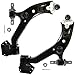 Detroit Axle - 8pc Front End Control Arms Kit for 2015-2016 Honda CR-V, 2 Lower Control Arms w/Ball Joint 4 Tie Rods 2 Stabilizer Sway Bars Replacement
