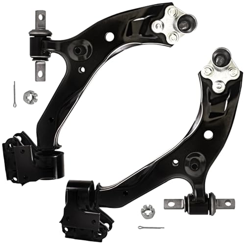 Image of Detroit Axle - 6pc Front End Control Arms Kit for 2015-2016 Honda CR-V, 2 Lower Control Arms w /Ball Joint 4 Tie Rod Ends Replacement