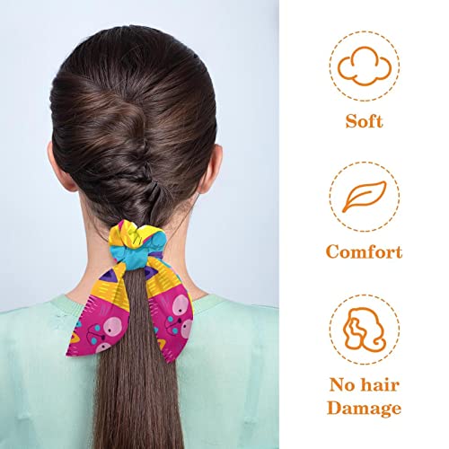 Chouchous en satin premium avec ruban élégant pour coiffure chic