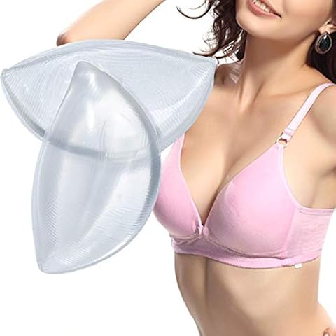 LZWIN Waterproof Silicone Chicken Cutlets Bra Inserts - Soft Push Up Enhancer Pads for Summer Swimsuits & Bikini Cover