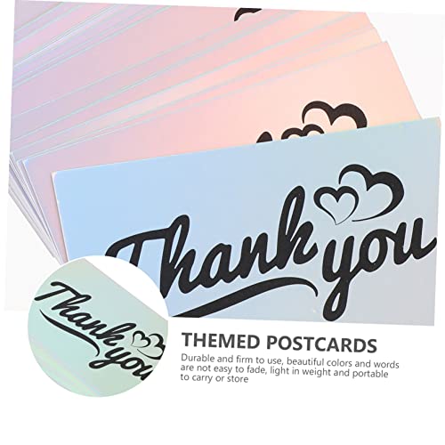 Zerodeko 50 Unidades De Cartões De Agradecimento De Compras Suprimentos De Negócios Cartões De Agrad
