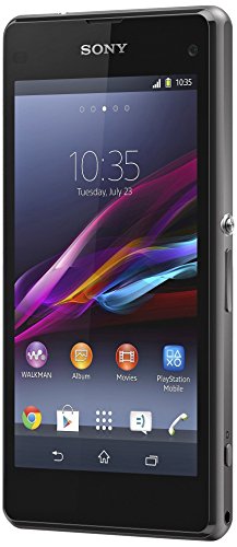 Sony Xperia Z1 - Smartphone Libre Android (Pantalla 4.3', cámara 20.7 MP, 16 GB, Quad-Core 2.2 GHz, 2 GB RAM), Negro (Importado)