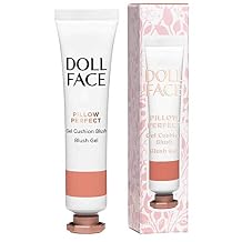 DOLL FACE Liquid Blush for Cheeks | Pillow Perfect Gel Cushion Blush | Cream Blusher Makeup | Lightweight, Blendable & Buildable Natural Radiance Whisper