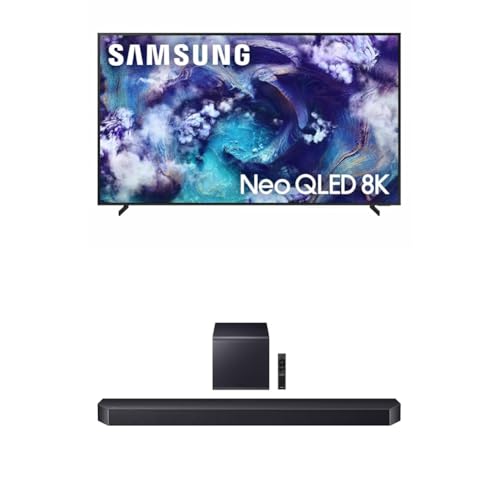 Image of Samsung 75-Inch Class Neo QLED 8K QN900F Series, Vision AI, Mini LED Smart TV (2025 Model, 75QN900F) Neo Quantum HDR 8K Pro + Samsung Q-Series Soundbar HW-Q900F 7.1.2 ch Subwoofer (2025 Model)