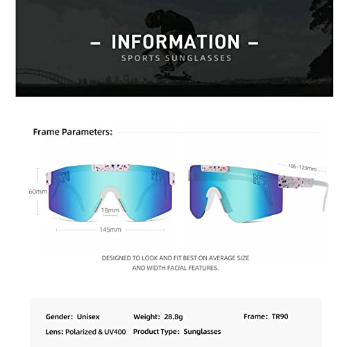 Sgumsy Polarized Cycling Glasses Sports Sunglasses Biking Goggles For Running Hiking Golf Fishing Driving（S2） #TOP2