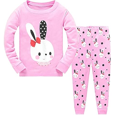 Girls Cotton Bunny Pyjamas Set for Kids Cover