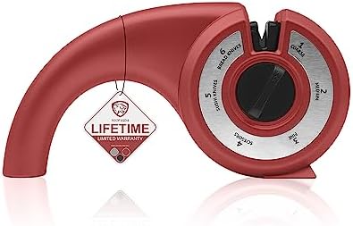 Knife Sharpener - YeopAsda Pro 6 in 1 Adjustable Kitchen Knife Sharpener - Pocket Knife Sharpeners for Kitchen Knives - Knife Sharpening for Serrated Knife, Sushi Knife, Scissor Sharpener