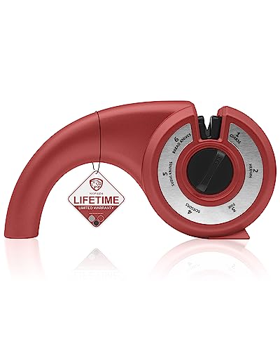 Knife Sharpener - Yeopasda Pro 6 In 1 Adjustable Kitchen Knife Sharpener - Pocket Knife Sharpeners For Kitchen Knives - Knife Sharpening For Serrated Knife, Sushi Knife, Scissor Sharpener #TOP3