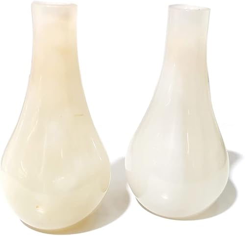 Jarrón de jade de Afganistán natural verde y blanco jaspe piedra de cuarzo Jardiniere cristal para botella de flores Figurita Adornos para el hogar