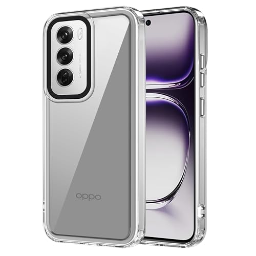 Image of Zapcase Back Case Cover for Oppo Reno 12 5G | Compatible for Oppo Reno 12 5G Back Cover | Case Cover with Camera Protection | (TPU + PC | Transparent)