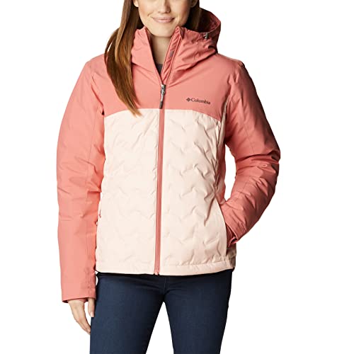 Columbia Women's Grand Trek II Down Jacket, Peach Blossom/Dark