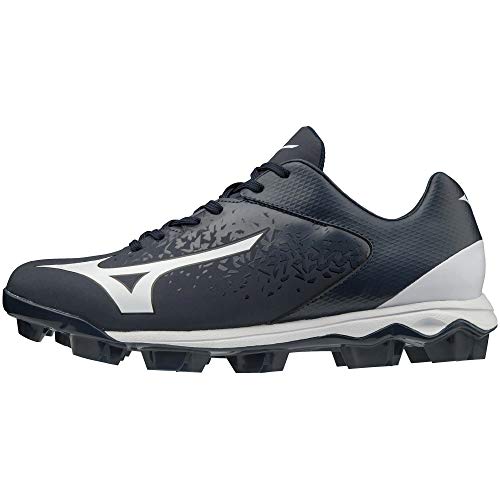 【MIZUNO】ミズノ ポイントスパイク ウエーブセレクトナイン 11gp192241 ネイビー×ホワイト(41) 300cm