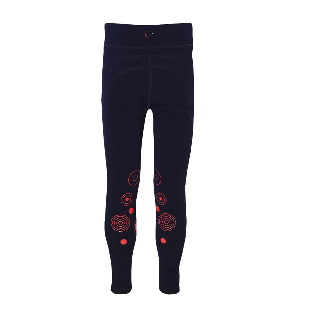 HY DynaMizs Ecliptic Pantaloni da Equitazione Bambini (7-8 Anni) (Rosso, Blu Navy)