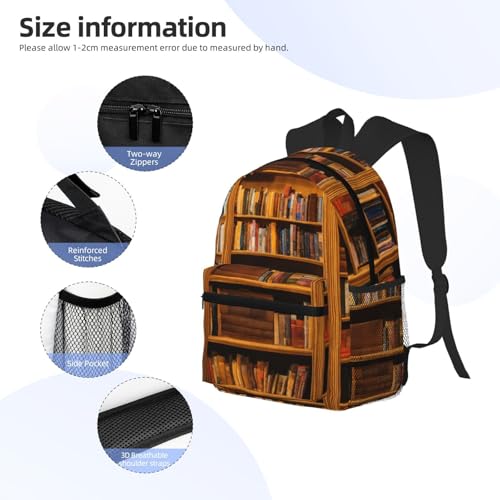 Sac à dos décontracté ordinateur portable léger grand volume - 5
