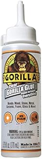 Gorilla Clear Glue, 5.75 Ounce Bottle, Clear