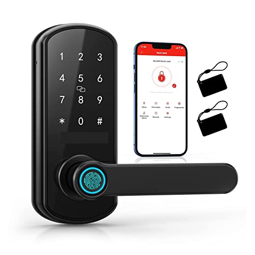 Serrure connectée à empreinte digitale et code pour chambre et bureau