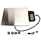 Paketwaage Plattformwaage,wasserdicht Digitaler Versand Postwaage 660 Lb x 0.1 Lb Edelstahl Plattform Waage Heavy Duty 300 Kg Externes LCD Display