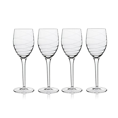 Luigi Bormioli Lot de 4 verres à vin blanc Romantica Transparent