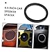 KONTONTY 3sets 6.5 Car Speaker Spacer Solid Plastic Adapter Ring for Car Audio 2pcs*3