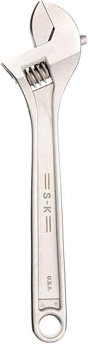Tools USA 18" Long Satin Finish Adjustable Wrench | 8018