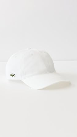 Lacoste Unisex-Adult Organic Side Logo Cotton Twill Cap