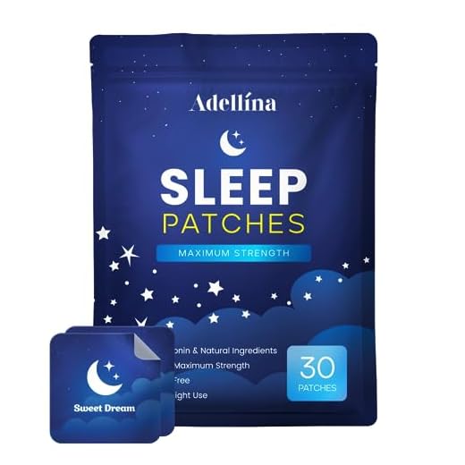 Adellina Sleep Patches for Adults Extra Strength, Sleep Support Patches for Men and Women, Better All Natural Cruelty Free Sleep Aid Alternative | 30 Patches