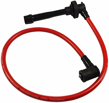 5ps10.2mm Spiral Core Spark Plug Ignition Wire Fit For 92-02 Honda Accord Civic