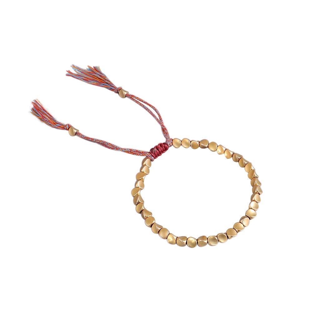 occasion the perfect gift shope Occasion Handmade Tibetan Copper Bead Bracelet, Metal Unisex Bracelet Tamba with Astrological Benefits for Men & Women (Adjustable Size) (B0C3469W79) Amazon Price History, Amazon Price Tracker