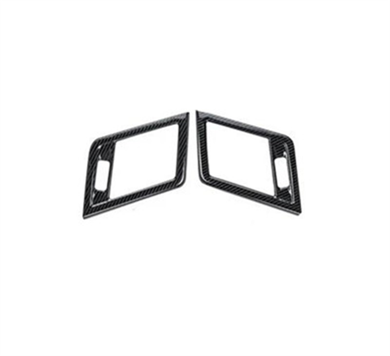 Auto Interior Sticker Accessories Both Side Air Conditioner Outlet Frame Cover for Benz E Class Coupe W207 C207 09-13 Stickers(Carbon Fiber Color a)