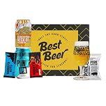 Craft Beer Gift Set with Beavertown & Brewdog - Premium Pub Snacks & Beer Glass – Gift for Men, Boyfriend or Dad – Ideal Birthday, Christmas or Father's Day Present