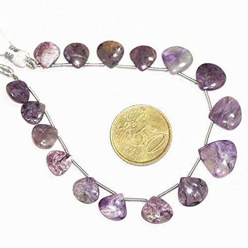 Charoite perles briolette de 8 pouces pour ateliers créatifs et bijoux bohèmes faits main
