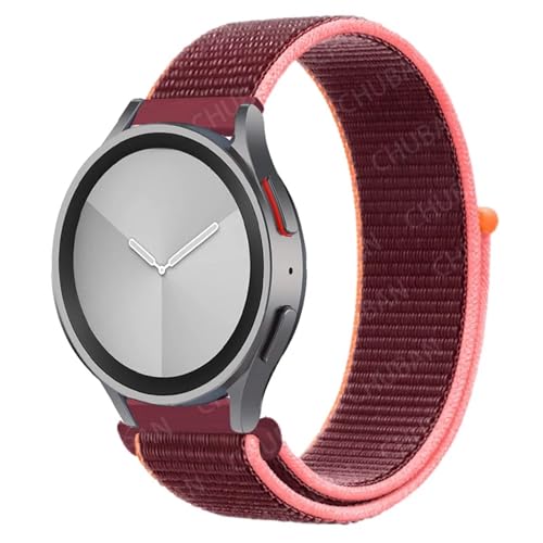Bracelet sport en nylon 22mm couleur Agate pour montre Huawei GT 4 et Samsung Galaxy