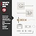 Kwikset Casey Interior Privacy Door Handle with Lock, Door Lever For Bathroom and Bedroom, Satin Nickel Reversible Keyless Turn Lock, with Microban Protection