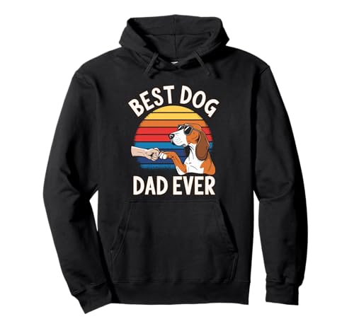 Redbone Coonhound Dad Best Dog Dad Día del Padre Hombres Sudadera con Capucha