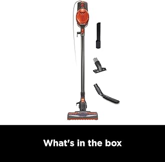 Shark Rocket Ultra Light Corded Bagless Vacuum For Carpet And Hard Floor Cleaning With Swivel Steering Gray Orange Orange and Gray