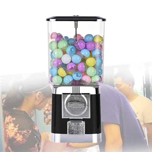 Machine Gashapon Avec 200 Balles/Capsules, Distributeur De Boules De Gomme Pour Enfants, Distributeur De Capsules, Machine Gacha, Machine à Boules De Gomme, Machine à Bonbons,Black-Toyball