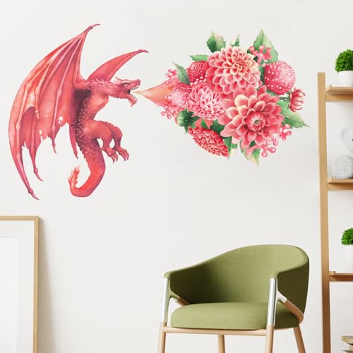 Vinilo Decorativo Dragón Grande 37x22 Pulgadas