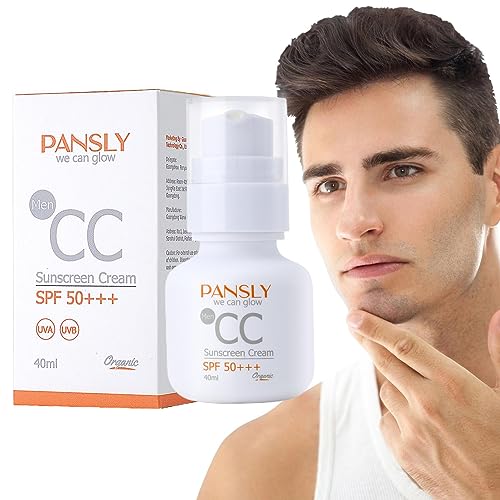Crema CC para hombres | Maquillaje Para Hombre 40ml | Oil Control SPF 50++ Men's Concealer BB Cream, Anti-Shine Men Tone Cream para círculos oscuros manchas, Moonyan