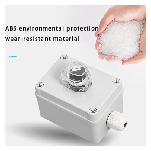 Boîte de commande pour réservoir d'eau avec bouton fléché et arrêt d'urgence électrique industriel