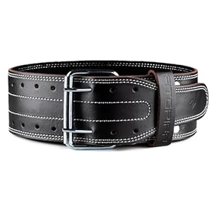 Gewichthebergürtel aus Leder – Powerlifting Gürtel für Bodybuilding, Krafttraining, Gewichtheben – Leather Weightlifting Belt – für Damen und Herren