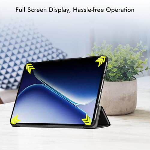 Image of Robustrion Cover for OnePlus Pad Go 2 12.1 inch Cover Case, Trifold Cover Case for OnePlus Go 2 Tablet Cover [Auto Sleep Wake Support] - Black