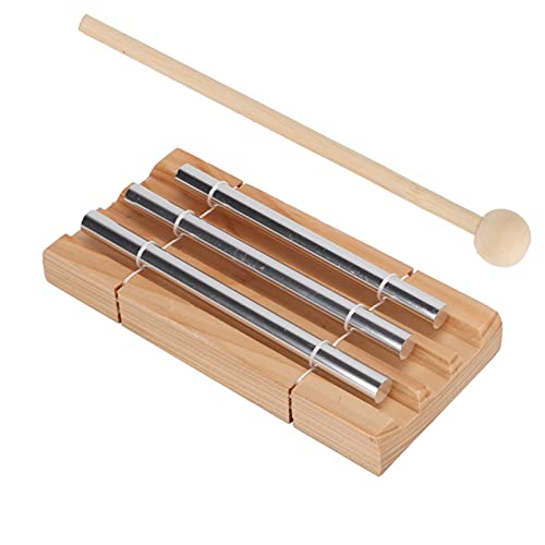 Sino trio de meditação, sinos de vento em três tons, voz calmante mais segura, mais bonita, sem reba