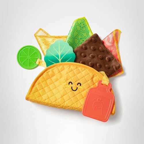 Melissa & Doug Multi-Sensory Soft Taco Fill & Spill Infant Toy – Sensory Toys For Babies, Baby Taco Toy, Baby Toys For Ages 6 Months And Older