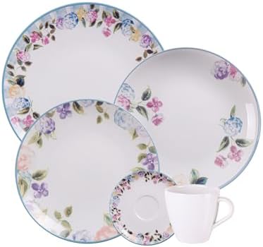 Aparelho de Jantar Tramontina Aura em Porcelana Decorada 20 Peças